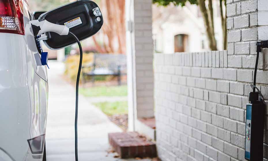 During the workweek, charging your EV at home is convenient. 2021-0511-EV-home