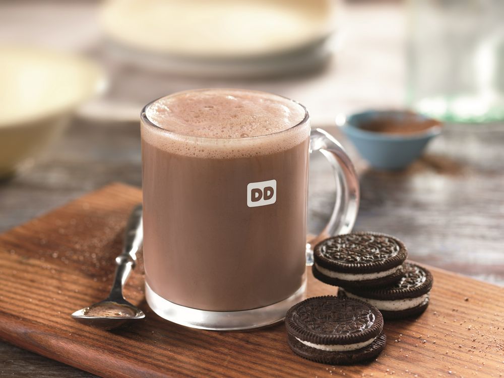 Dunkin Donuts Launches New OREO Flavored Hot Chocolate To Sweeten The 
