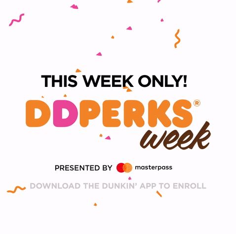 Dunkin’ Donuts’ Perks Week Presented By Masterpass Begins Today ...