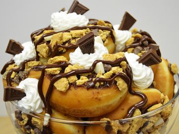 Celebrate National S’mores Day with a S’mores Donut Celebrate National S’mores Day with a S’mores Donut