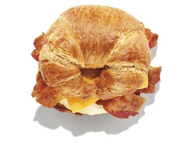 Bacon Egg and Cheese on Croissant