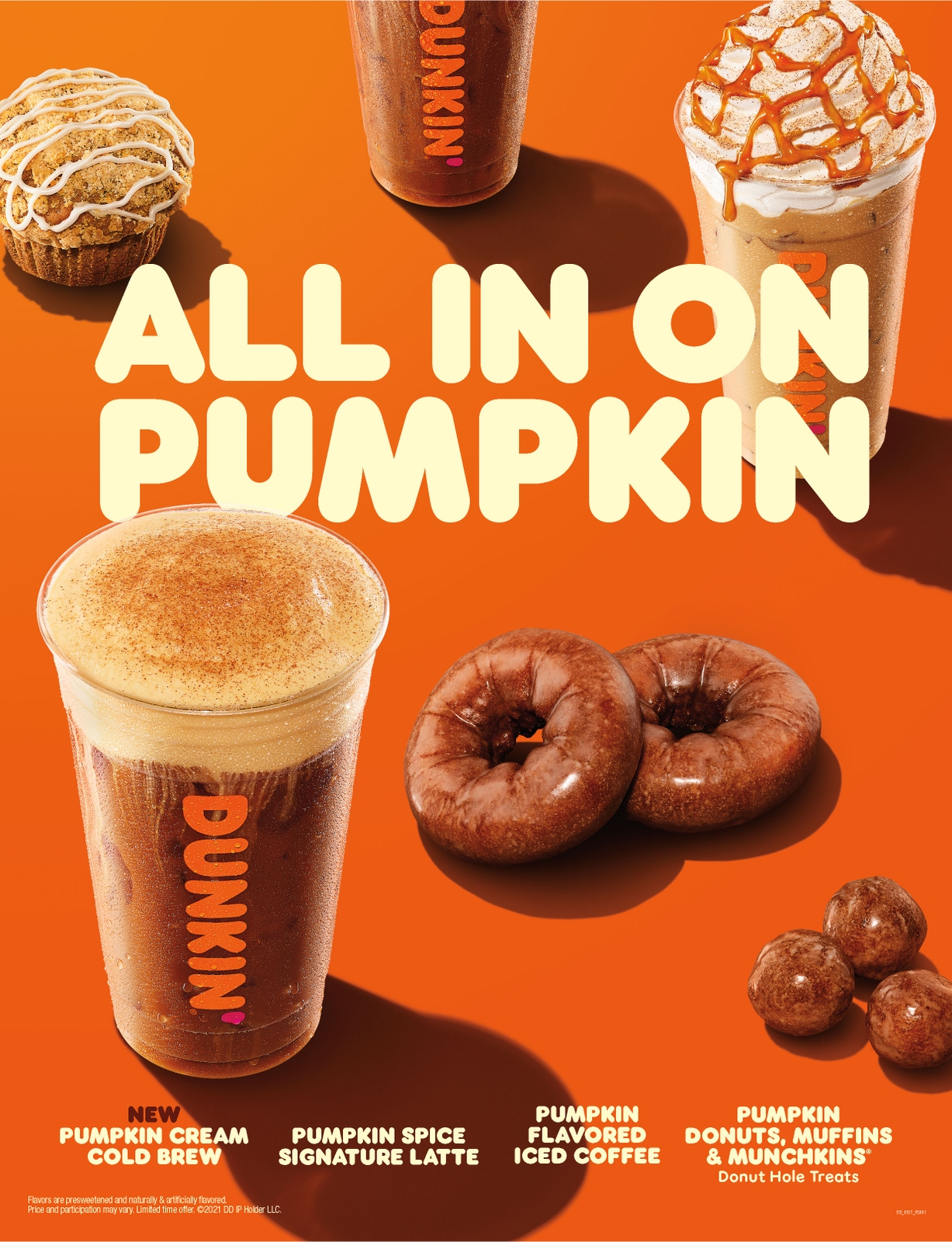 A Fresh Way To Pumpkin At Dunkin NEW Pumpkin Cream Cold Brew Pumpkin 