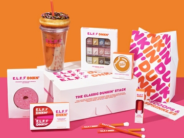 e.l.f. Cosmetics and Dunkin' Drop the Most Eye-Popping Collab of the Season