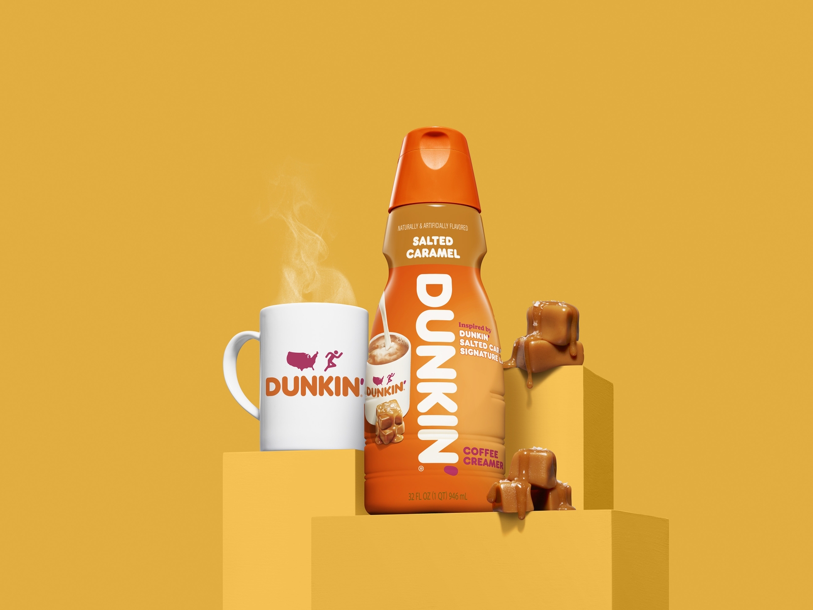 DUNKIN’® INTRODUCES NEW SALTED CARAMEL CREAMER SWEET MEETS SALTY FOR