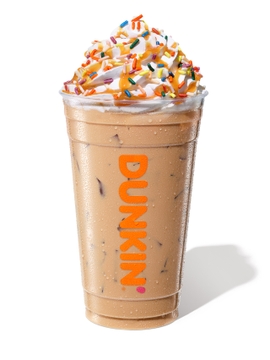 Dunkin' Vanilla Frosted Donut Iced Signature Latte | Dunkin'