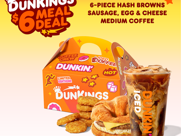 The DunKings $6 Meal Deal Dunkin'