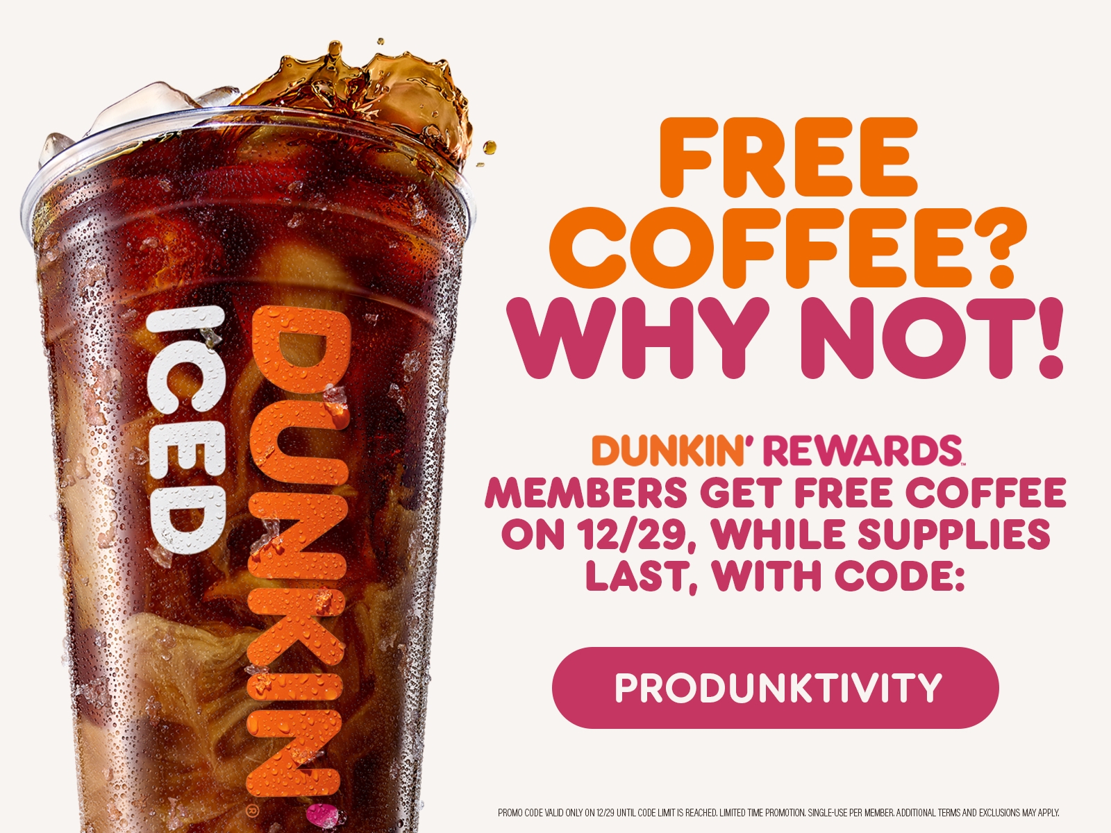Dunkin’ Gives Away 1 Million Free Specialty Drinks To Rewards Members