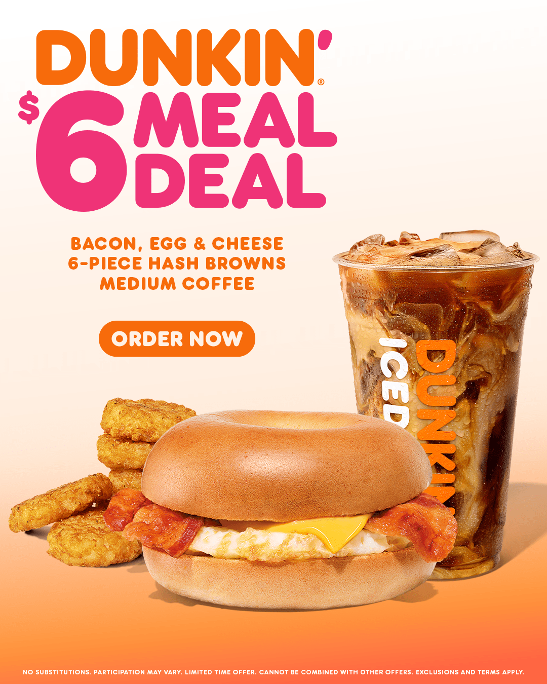 Dunkin’® Celebrates Main Character Energy with 6 Meal Deal Starring
