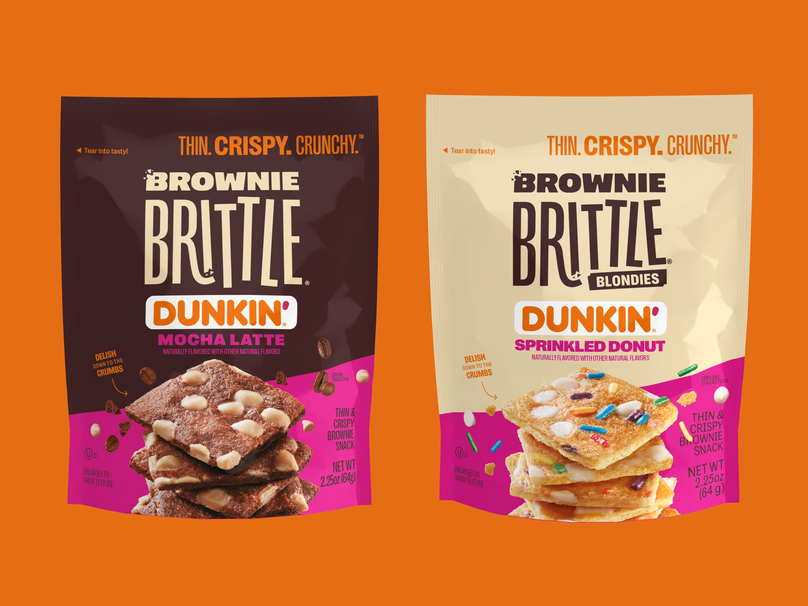 Brownie Brittle® and Dunkin’® Have the Edge on Sweet Snacking with New Coffee & Donut Flavors