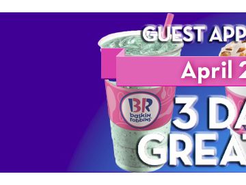 BASKIN-ROBBINS CELEBRATES ITS GUESTS WITH SUPER SWEET DEALS FROM APRIL 23-25