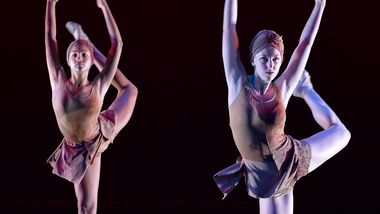 Students of The Ailey School in 'The Edge of the Edge' by Theresa Ruth Howard