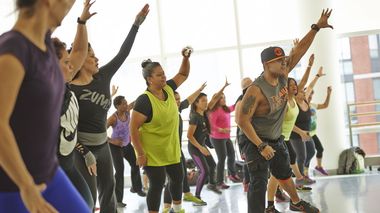 Zumba Class at Ailey Extension
