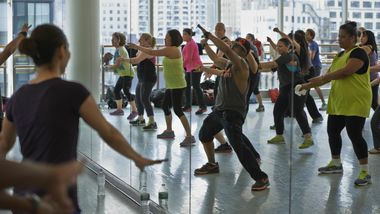 Zumba Class at Ailey Extension