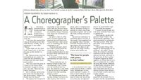 The Wall Street Journal - A Choreographer's Palette