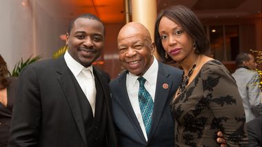 Robert Battle, Rep. Elijah E. Cummings, and Dr. Maya Rockeymoore Cummings