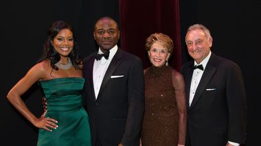 Actress and Honorary Chair Gabrielle Union with Artistic Director Robert Battle and Joan and Sanford Weill