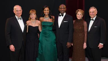 Eric J. and Daria L. Wallach, Actress and Honorary Chair Gabrielle Union, Artistic Director Robert Battle, and Joan and Sanford Weill