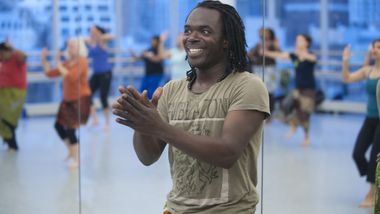 West African class at Ailey Extension