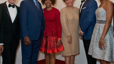 Executive Director Bennett Rink, Artistic Director Robert Battle and co-chairs of 2016 DC Gala