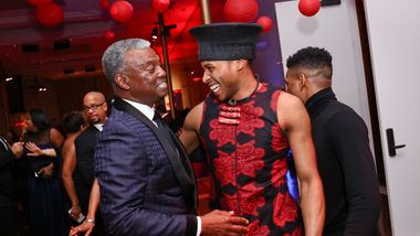 Art Collins, AAADT's Jeroboam Bozeman at Ailey's 2017 DC Gala