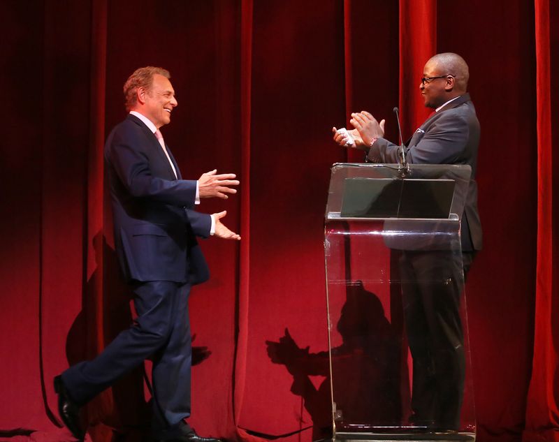 Honoree Stephen J. Meringoff and Artistic Director Robert Battle. Photo by Donna Ward.