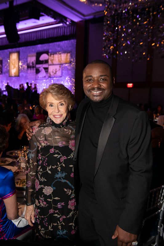 Gala Co-Chair and Ailey Board President Emerita Joan Weill and Artistic Director Robert Battle