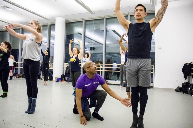 Contemporary Dance with Christopher Jackson at Ailey Extension. Photo by Christian Miles