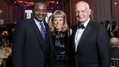 Artistic Director Robert Battle, Board Chairman Daria L. Wallach and Eric Wallach. Photo © Tony Powell 2019.