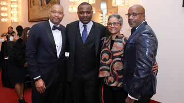 Board Member Anthony Kendall, Artistic Director Robert Battle, The Ailey School Co-Directors Melanie Person & Tracy Inman. Photo © Tony Powell 2019.