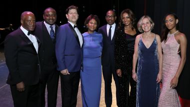 Chris Womack. Artistic Director Robert Battle, Gala Co-Chairs and Nilah Pettus. Photo © Tony Powell 2019.