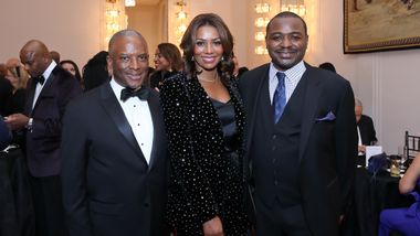 Chris Womack, Gala Co-Chair & Board Member Sela Thompson Collins, and Artistic Director Robert Battle. Photo © Tony Powell 2019.