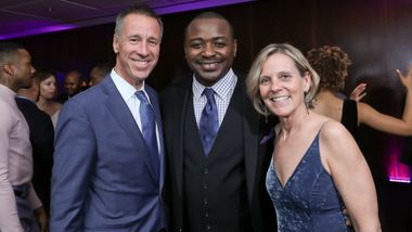 Gala Co-Chairs Arne Sorenson, Ruth Sorenson and Artistic Director Robert Battle. Photo © Tony Powell 2019.