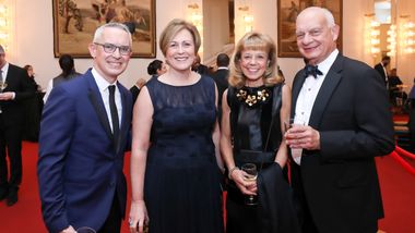Executive Director Bennett Rink, Kennedy Center President Deborah Rutter, Board Chairman Daria L. Wallach and Eric Wallach. Photo © Tony Powell 2019.
