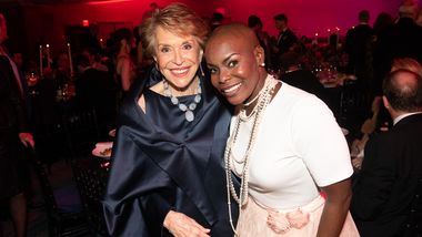 Gala Co-Chair and Ailey Board Chairman Emerita Joan Weill and Alvin Ailey American Dance Theater's Hope Boykin at Ailey's 2019 Opening Night Gala