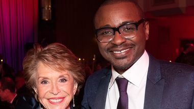 Gala Co-Chair and Ailey Board Chairman Emerita Joan Weill and Artistic Director Robert Battle at Ailey's 2019 Opening Night Gala