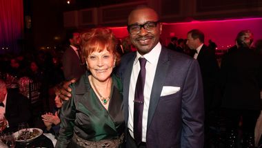 Glorya Kaufman and Ailey's Artistic Director Robert Battle at Ailey's 2019 Opening Night Gala