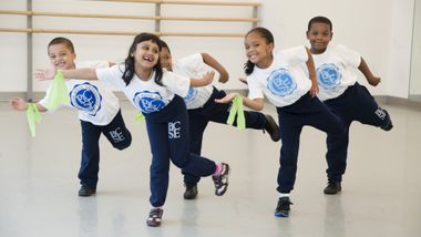 AileyDance Kids from Bronx Charter School for Excellence kindergarten Creative Movement class