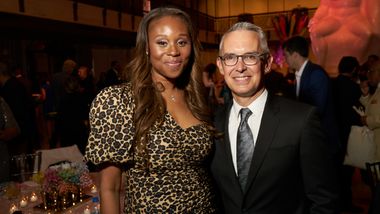 Gala Vice Chair Joy Altimare and Executive Director Bennett Rink