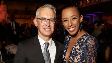 Executive Director Bennett Rink and AAADT's Courtney Celeste Spears