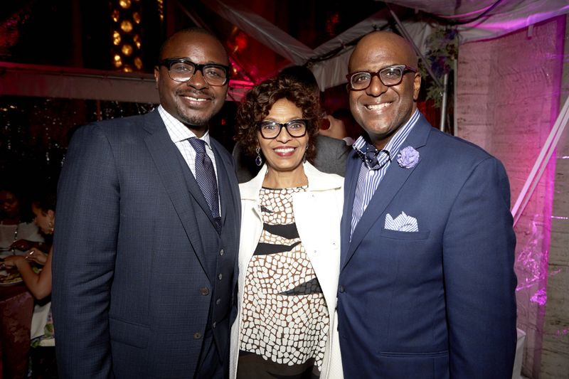 Artistic Director Robert Battle and Gala co-chairs Almaz & Ailey Board Member Marc Strachan