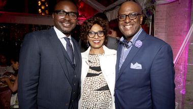 Artistic Director Robert Battle and Gala co-chairs Almaz & Ailey Board Member Marc Strachan