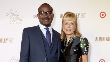 Alvin Ailey American Dance Theater Artistic Director Robert Battle and Ailey Board Chairwoman Daria Wallach
