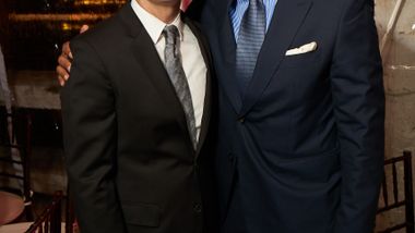 Executive Director Bennett Rink and Board of Trustees President Anthony S. Kendall