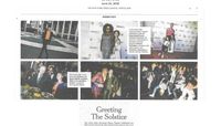 The New York Times - Scene City: Greeting The Solstice