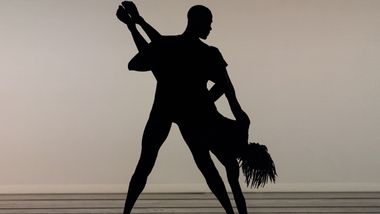 Alvin Ailey American Dance Theater's Yannick Lebrun and Jacquelin Harris in Lar Lubovitch's Fandango