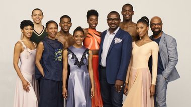 Alvin Ailey American Dance Theater with Artistic Director Robert Battle, Associate Artistic Director Matthew Rushing, and Rehearsal Director Ronni Favors