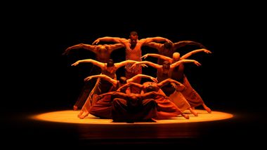 Alvin Ailey American Dance Theater performing Alvin Ailey's Revelations at The Kennedy Center for Ailey's 2020 DC Gala. Photo © Tony Powell
