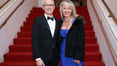 Executive Director Bennett Rink and Dahlia Neiss at Ailey's 2020 DC Gala. Photo © Tony Powell