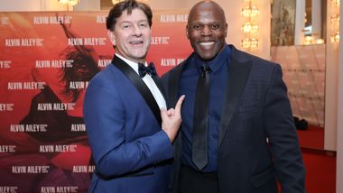 Gala Co-Chair Lyndon K. Boozer and former Washington Redskins Player Ken Harvey at Ailey's 2020 DC Gala. Photo © Tony Powell