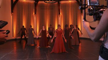 Filming Alvin Ailey American Dance Theater in a reimagining of Alvin Ailey's Revelations at Wave Hill Public Garden and Cultural Center